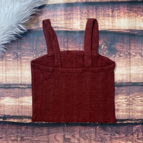 RELISTED American Eagle Crop Top Rust Orange - Picture 5 of 6